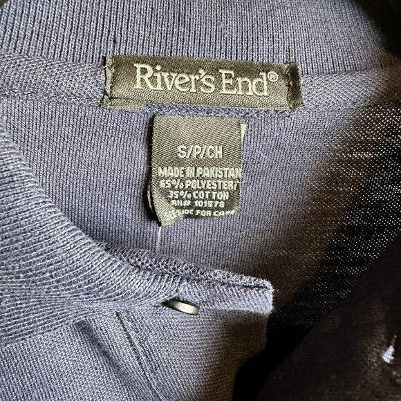 NWT Rivers End Men’s Navy Polo Shirt - Size Small - Picture 3 of 7